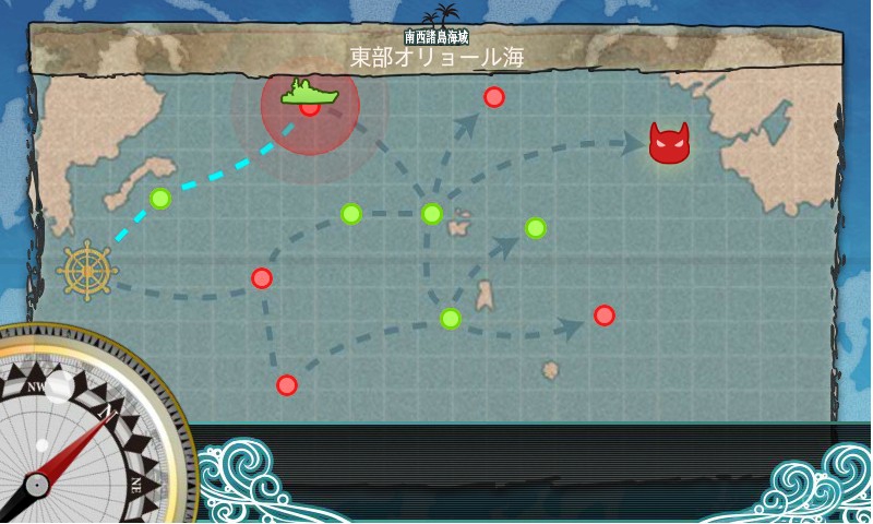 艦これ　初心者登竜門の前哨戦　２－３　攻略