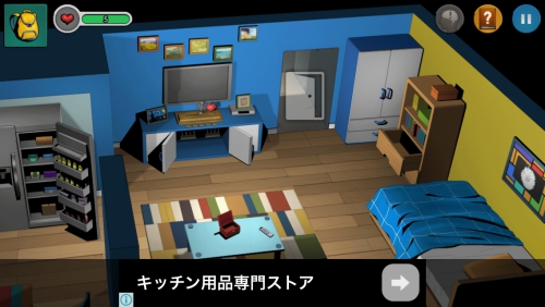 ドアスアンドルームズ3 CHAPTER2 攻略 ステージ7 （2階から脱出）
