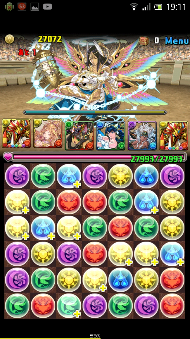 第18回チャレンジダンジョンに挑戦！　レベル8（回復なし/7×6マス）