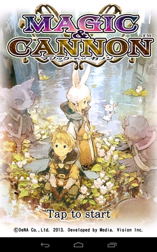 モバゲーの本格RPG　マジック＆カノンをやってみました