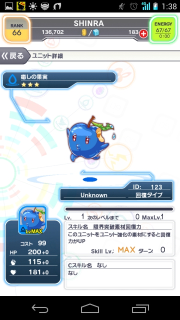 パラメータアップ　キャラクターまとめ