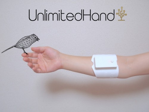 東大発ベンチャーH2L「触感型ゲームコントローラ UnlimitedHand」をKickstarterにて発表  腕に巻くだけで直感的にゲームを操作でき、触感を得られる