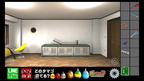 Tesshi-e の部屋からの脱出　攻略　その3（時計の謎～台車の作り方と使い方）