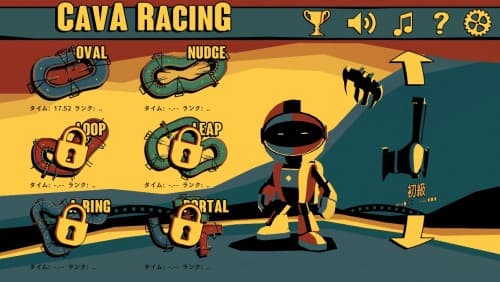 【Cava Racing】懐かしくも新しい！　2D俯瞰視点の手に汗握る高速レースゲーム！
