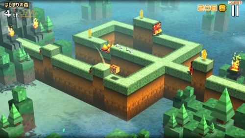 ジャンプで障害物を乗り越えてゴールを目指せ!!ブロックの世界観がカワイイアクションゲーム「クリッフィージャンプ」