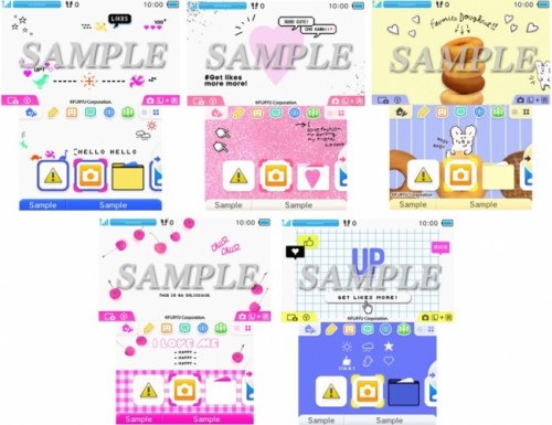 ニンテンドー3DS(TM)の「テーマショップ」にてプリ機「UP（アップ）」テーマ5点セット、7月7日より配信開始