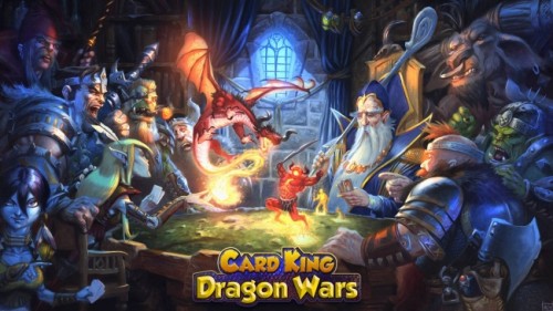 世界中のプレイヤーとリアルタイムで対戦するトレーディングカードゲーム『カードキング: Dragon Wars』国内Android版…