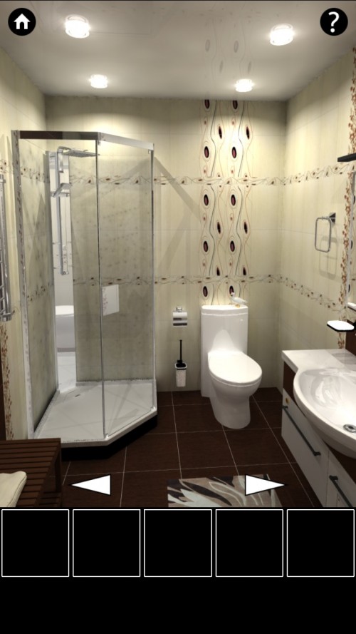 Bathroom　攻略　その1（スタート～タオルハンガーの部品を入手するまで）