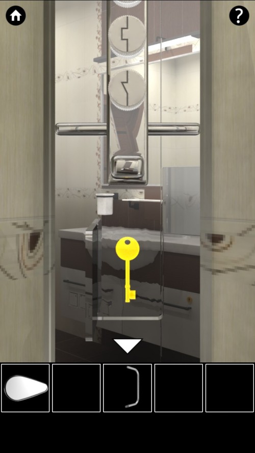 Bathroom　攻略　その4（黄色の鍵を入手～洗濯機を開けるまで）