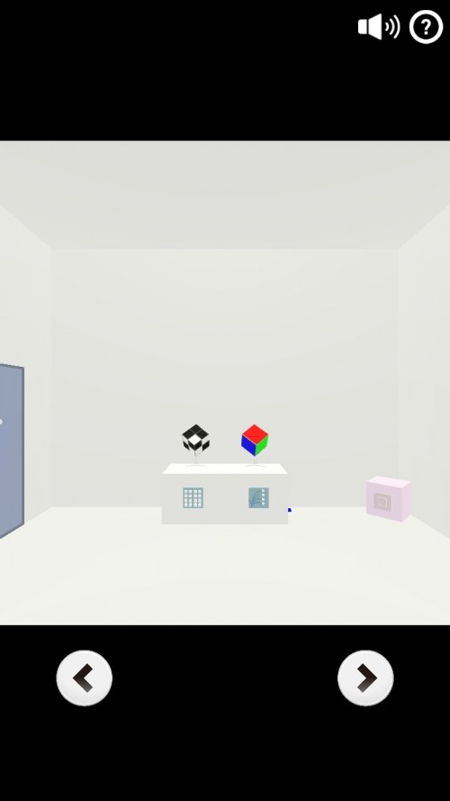 Cubes　攻略　その1(青色ブロック入手～箱に色を入力まで)