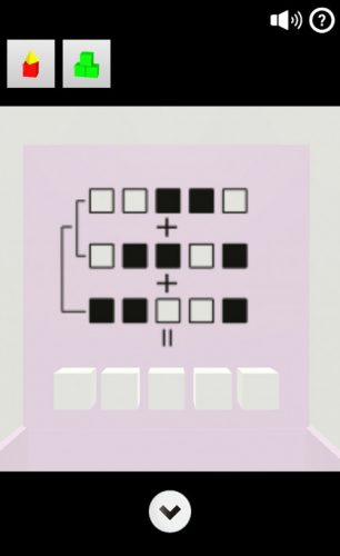 Cubes　攻略　その2(黒白ブロック入力～透明ブロック入手まで)