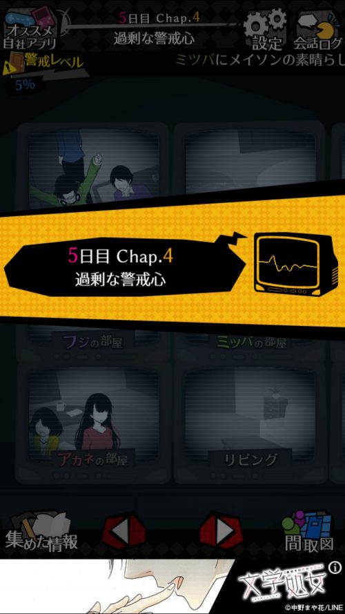 シェアハウス 今日も僕は監視する 攻略 5日目 監視パート Chap.4