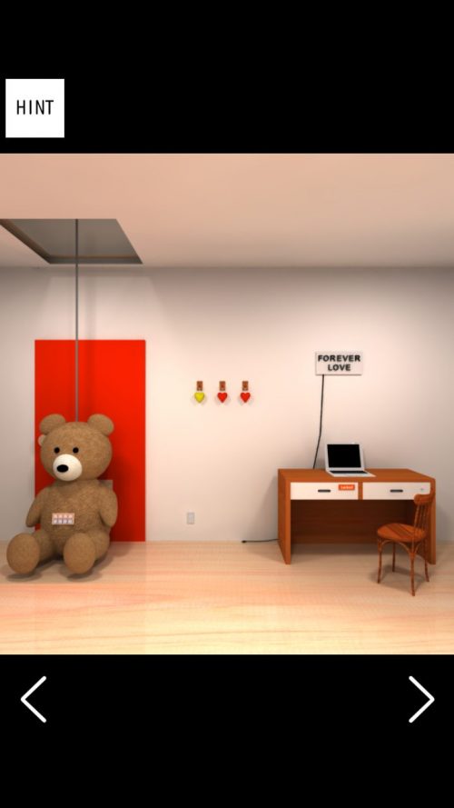 White Day 彼女の部屋から脱出 攻略 その1(絵画確認～ドライバー入手まで)
