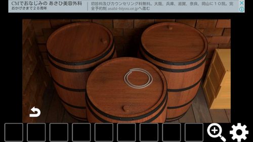 EXITs2 攻略 Room5 その1(樽確認～工具箱の鍵入手まで)