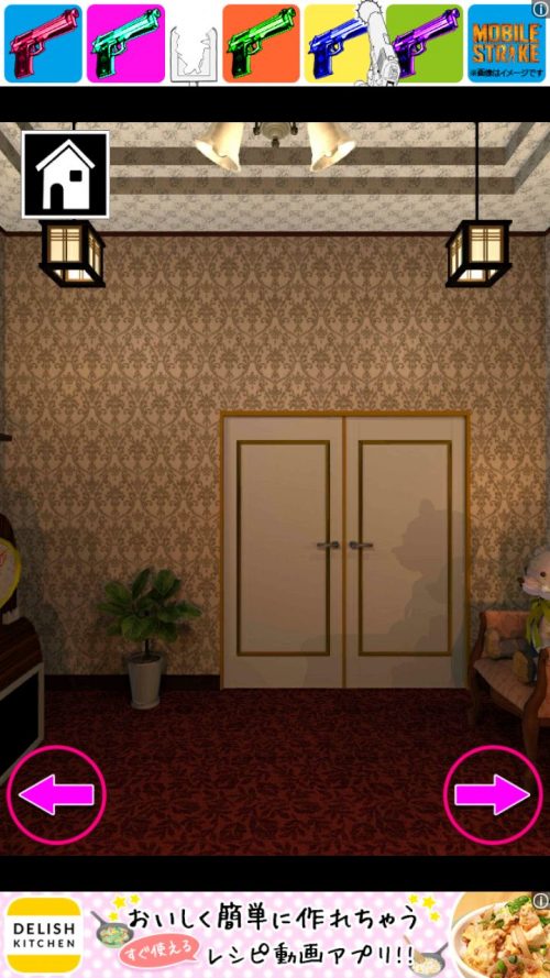 Wonder Room 洋館からの脱出 攻略 その1(棚のコップ確認～コイン入手まで)