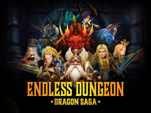 3DアクションクリッカーRPG『ENDLESS DUNGEON : DRAGON SAGA』(エンドレスダンジョン : ドラゴンサーガ)のiOS版が正式リリース！