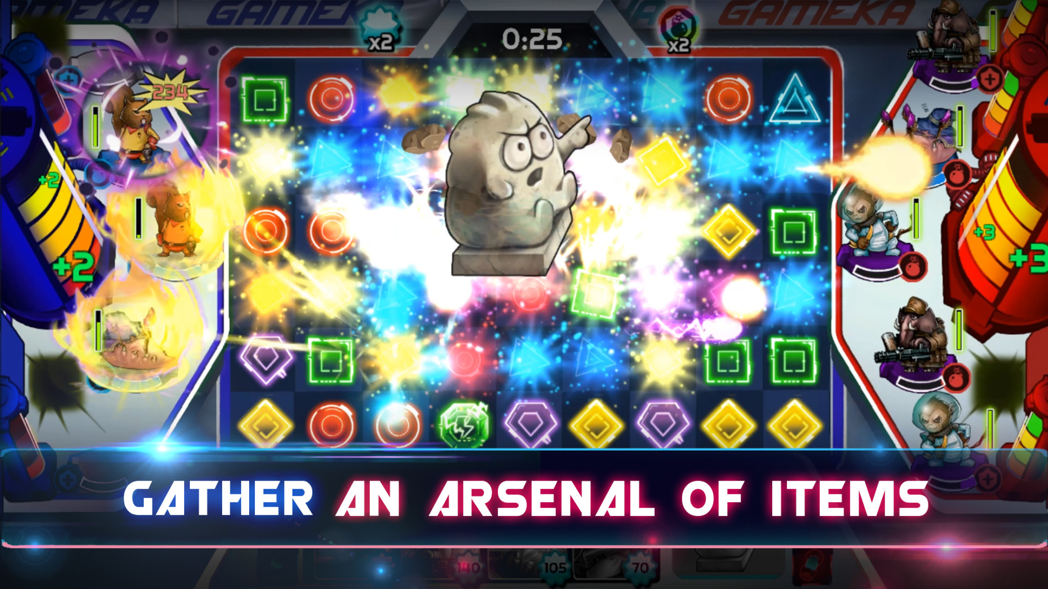 PVPバトルパズルゲーム「クルーノ：ヒーローバトル」がリリース！