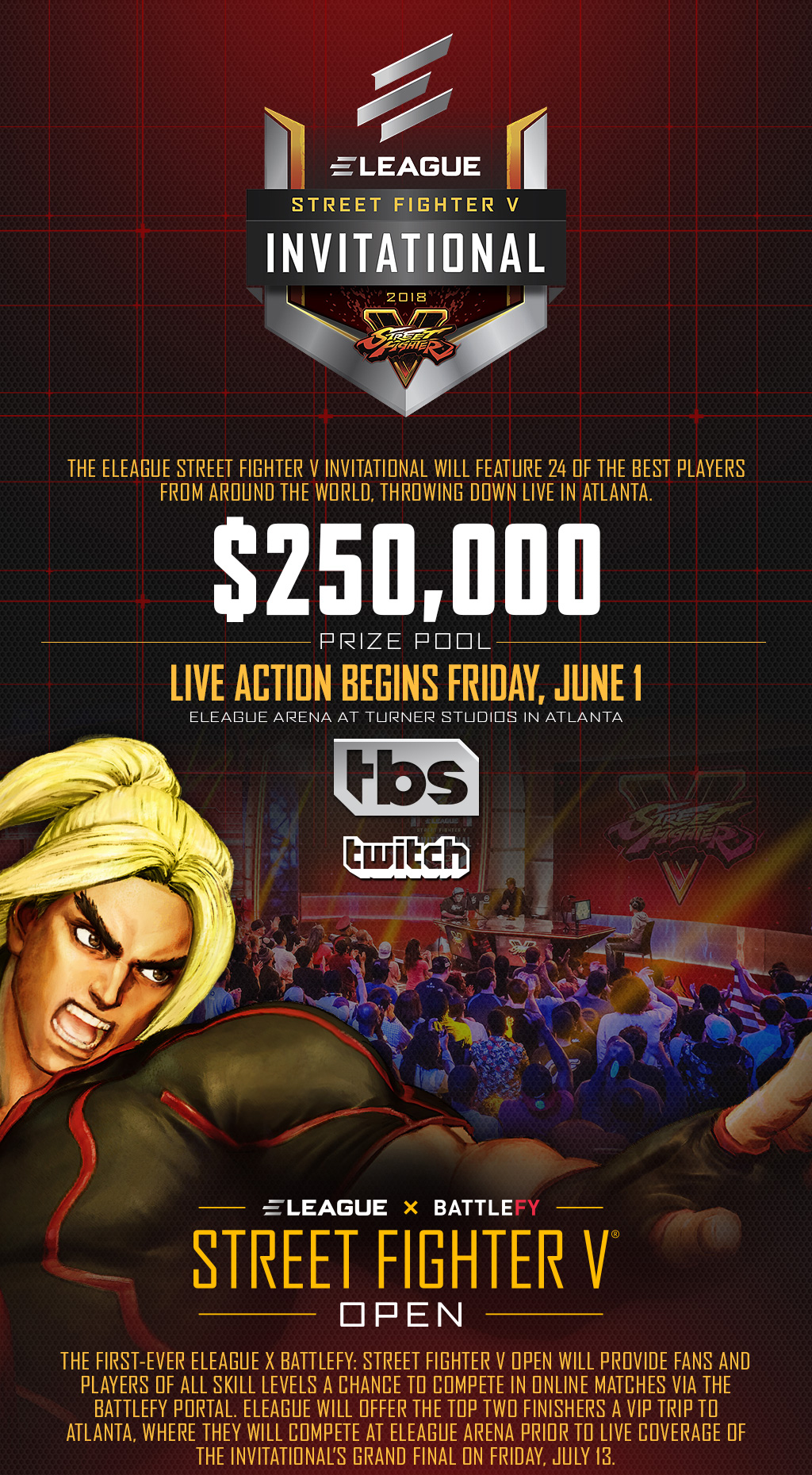 アメリカで開催中のストV大会『Street Fighter V Invitational 2018』の予選終了、決勝大会には日本人…