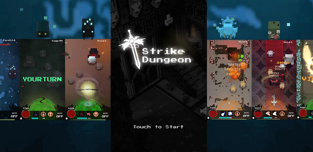 成長型アクションRPG、『ストライクダンジョン』が配信開始 ！ラッシュモードで自動戦闘も可能！