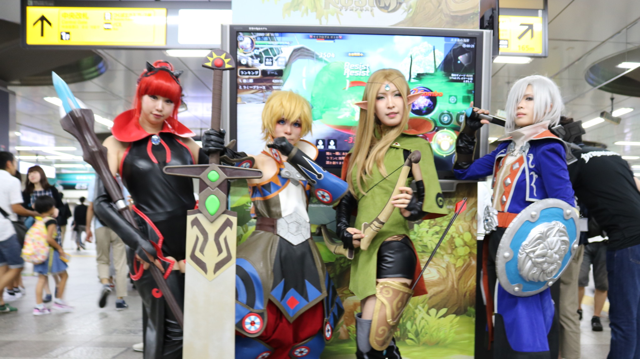大人気MMORPGのスマホ版、「ドラゴンネストM」の試遊会が秋葉原駅で開催！実機での試遊も可能！