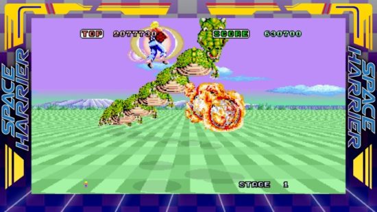 思い出の名作ゲームが、新たな感動を加えて甦る！『SEGA AGES スペースハリアー』が配信決定！