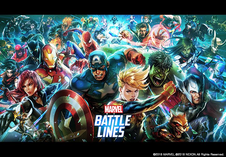 アイアンマンやスパイダーマンなど人気ヒーローが登場！スマホ向けカードゲーム『MARVEL Battle Lines』が10月11日…