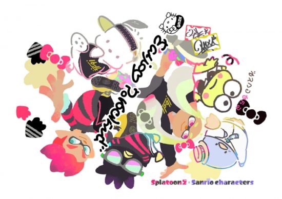 「スプラトゥーン2」×「サンリオキャラクターズ」のコラボが11月10日より開催決定！