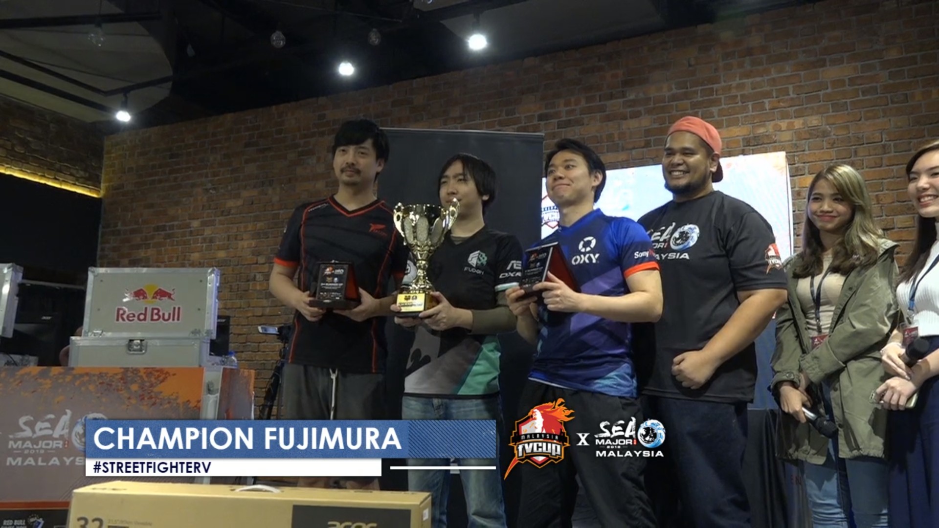 格闘ゲーム大会「FV x SEA Major 2019」ストリートファイターV部門で、藤村選手が優勝！