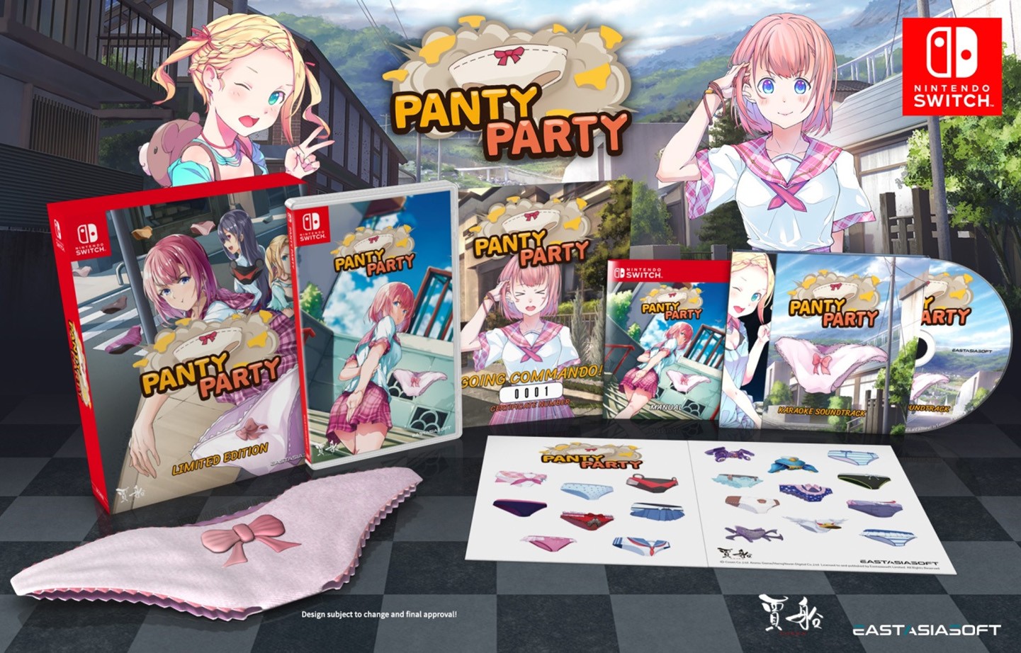 Switchゲーム「パンティパーティー」のパッケージ版が香港などアジア地域で発売決定