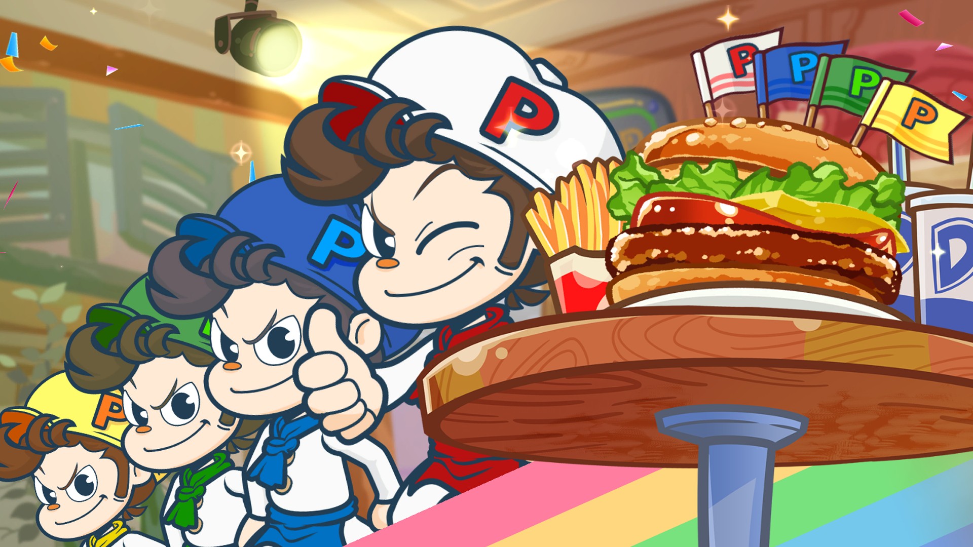 バーガータイムシリーズ完全新作「バーガータイムパーティー」の新情報を公開！新要素「レスキューシステム」などが明らかに