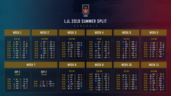 「リーグ・オブ・レジェンド」国内プロリーグ、「LJL 2019 Summer Split」の開催概要が発表