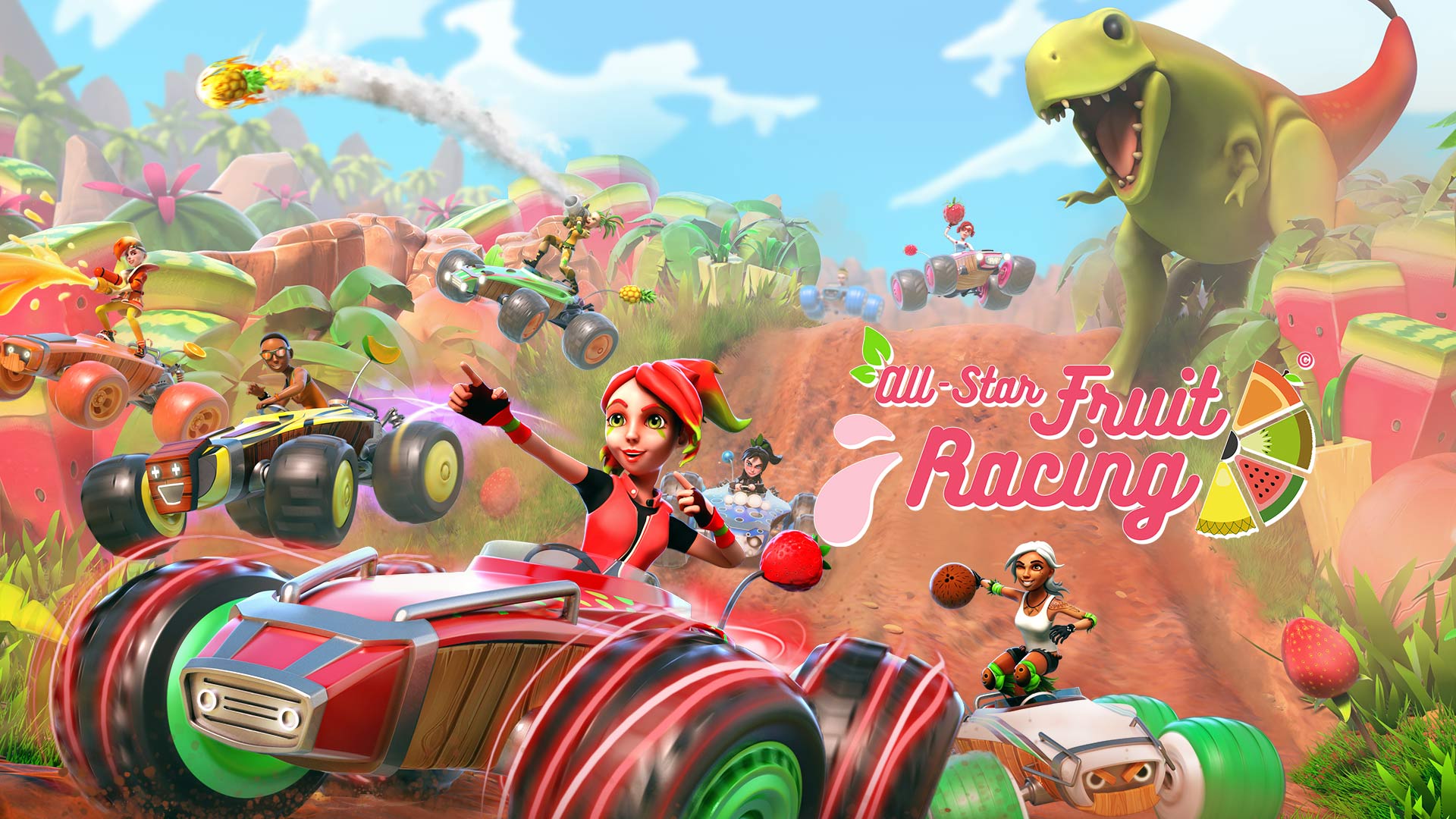 カートレースゲーム「オールスター・フルーツ・レーシング」が11月28日から発売開始