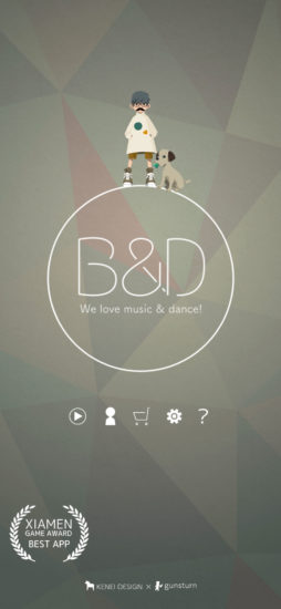 スマホ向けリズムアクションゲーム「B&D」が11月21日、App Storeにて配信開始