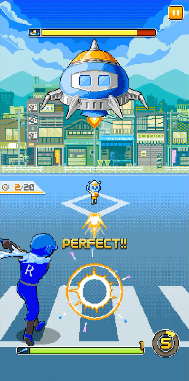 バッティングゲームにバトル要素を追加した新感覚ゲーム「バッティングヒーロー」配信開始！