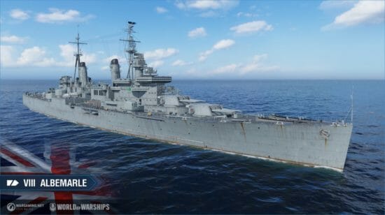 「World of Warships」イギリスの巡洋艦がアーリーアクセスで登場、「イギリス重巡洋艦」イベント開催