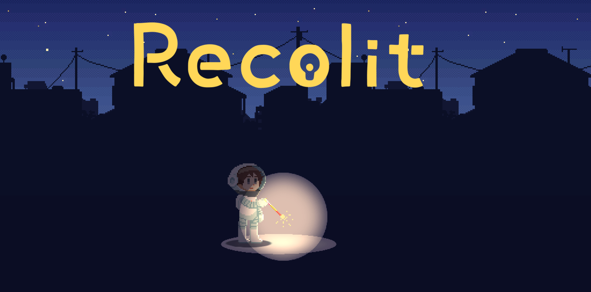 明かりをたよりに進むドット絵ナゾ解きADV「Recolit」体験版を配信開始