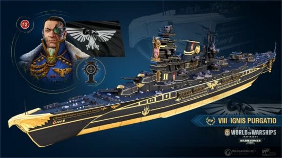 「World of Warships」×「WARHAMMER 40,000」！コラボ艦長やコラボ艦艇が登場！
