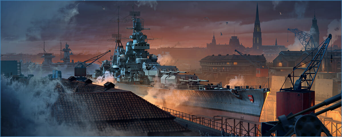 「World of Warships」造船所が再登場！ドイツ艦艇を建造せよ！