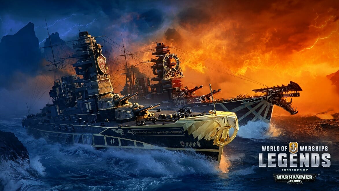 アメリカ巡洋艦がアーリーアクセスで登場！「World of Warships: Legends」×「WARHAMMER 40,00…