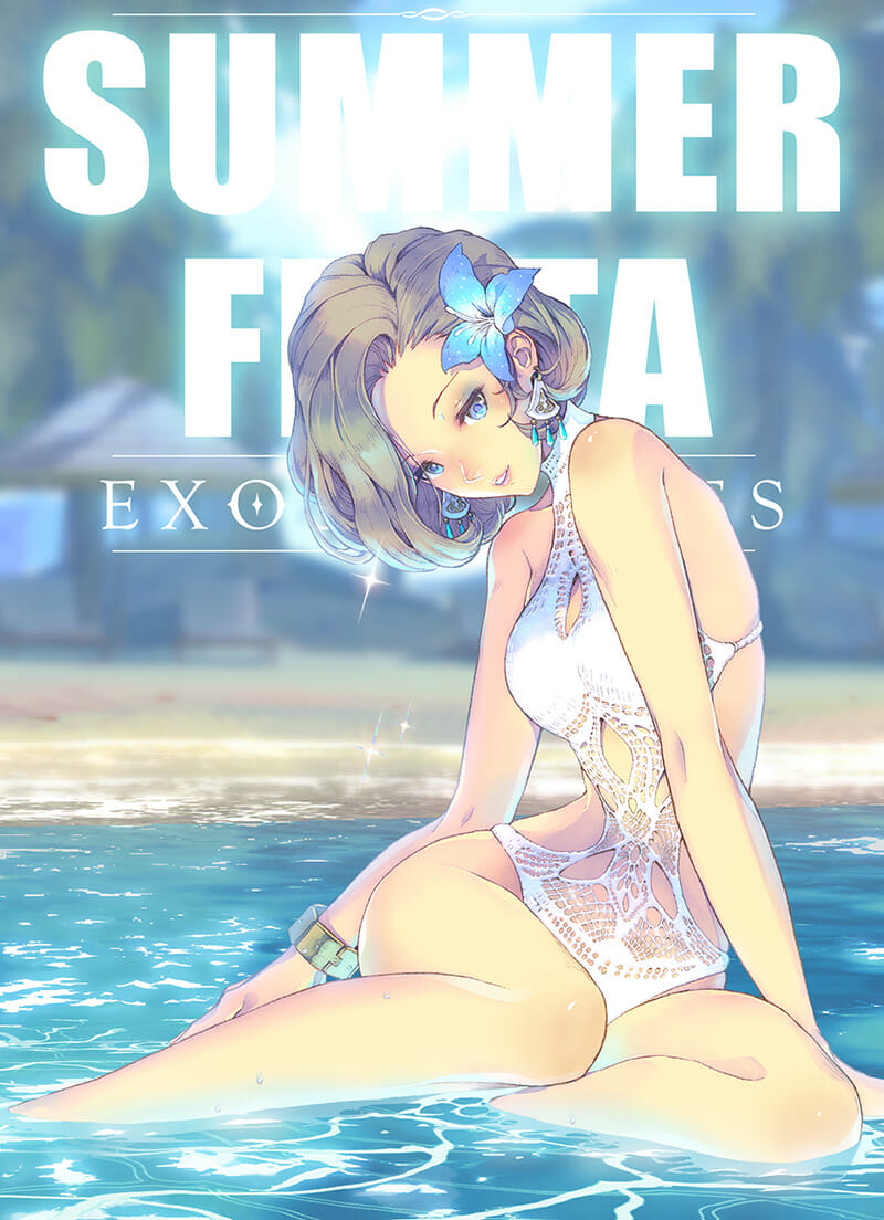 「エグゾスヒーローズ」全世界500万DL突破！水着イベント情報も到着！