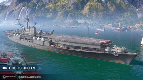 PC版「World of Warships」にドイツ空母が正式に登場！
