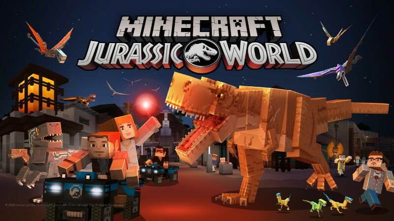 「Minecraft」新コンテンツパック「ジュラシック・ワールド」が配信開始！