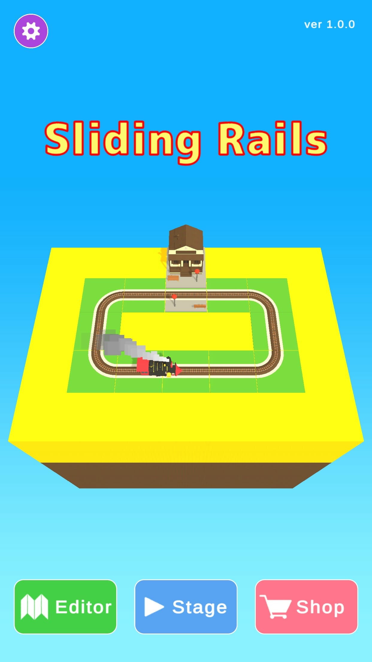 汽車を終点駅に導くパズルゲーム「Sliding Rails」が9月3日に配信開始！