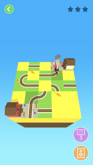 汽車を終点駅に導くパズルゲーム「Sliding Rails」が9月3日に配信開始！