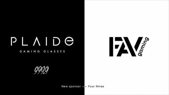 「FAV gaming」フォーナインズよりゲーミンググラス「PLAIDe」提供サポートが決定！
