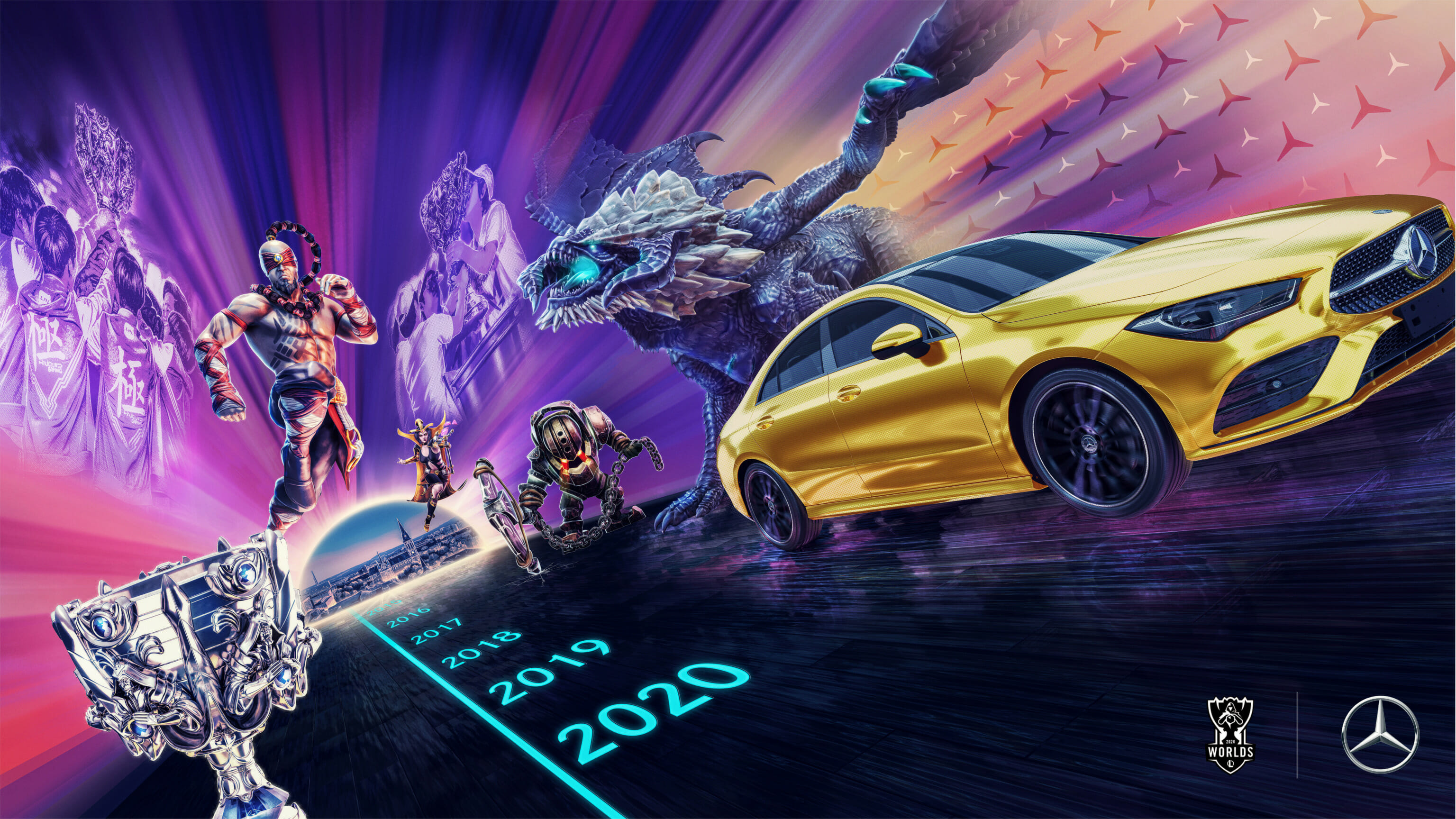 「LoL Esports」国際大会のパートナーが「メルセデス・ベンツ」に！