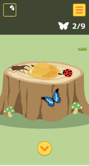 名探偵ひよこ2 別荘編 攻略 その3(チョウチョ探し)