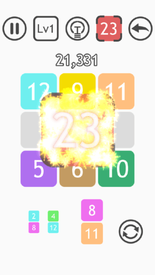 数字を揃えて消すだけの中毒パズルゲーム「ソロエケス」がアプリストアで配信開始！
