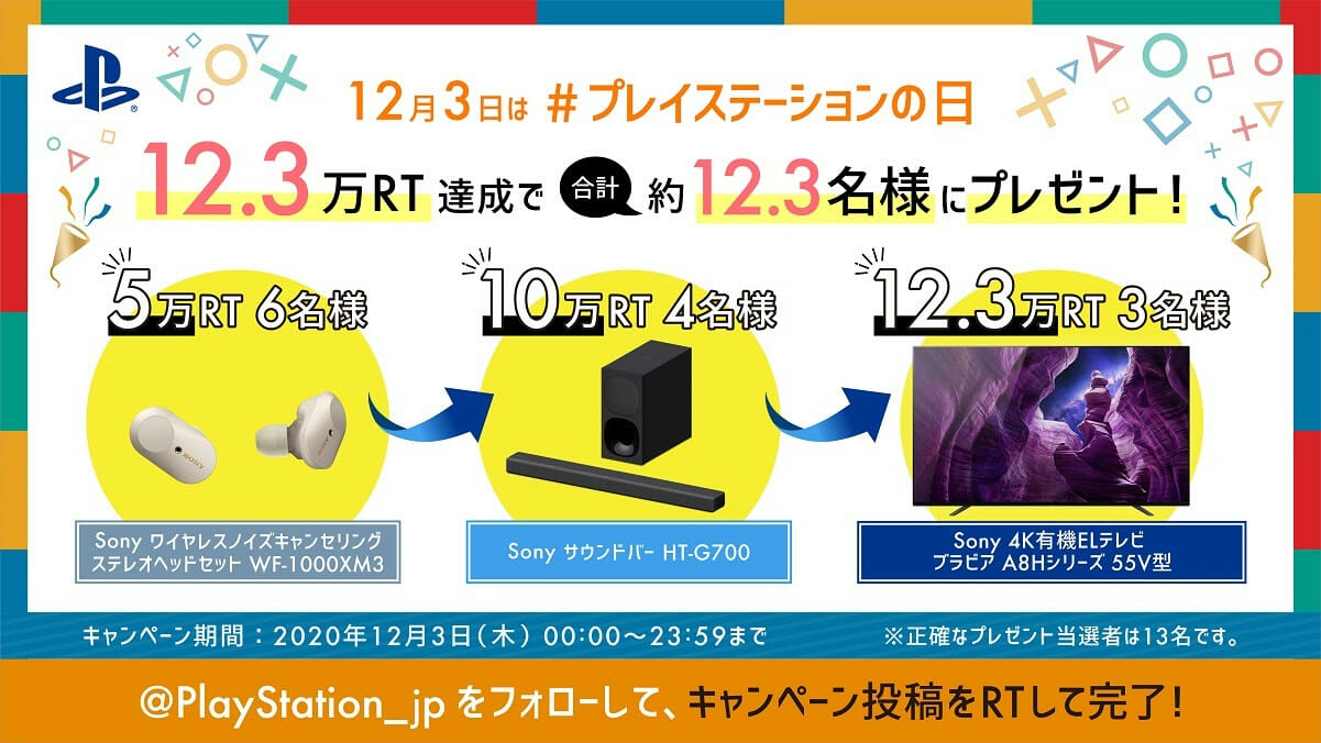 豪華プレゼントが当たる！？「#プレイステーションの日」キャンペーンがSNSで開催