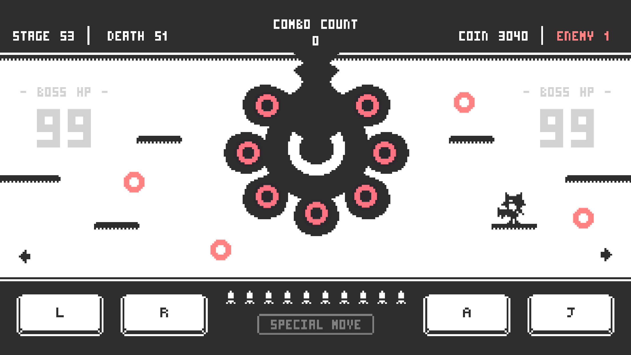 敵の攻撃を避けろ！スマホ向け2Dアクションゲーム「単眼ショット」配信開始！